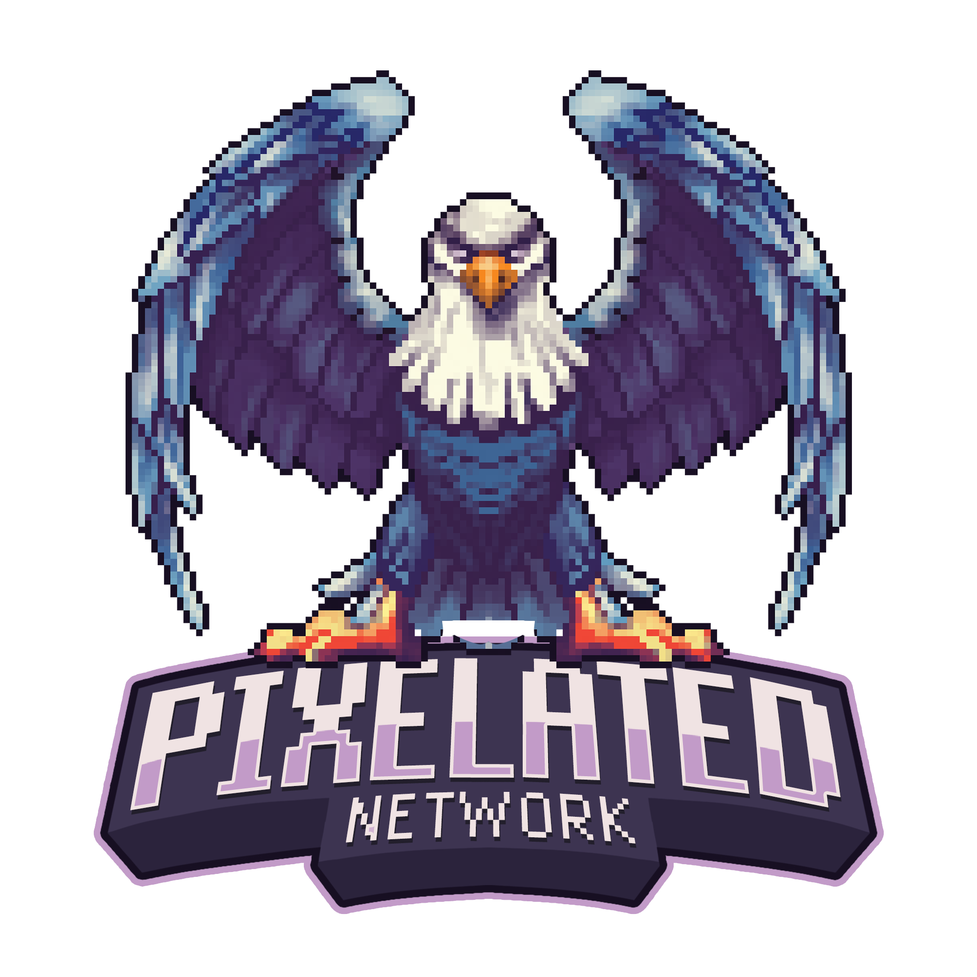 Pixelated Network Logo